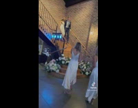 Wife hits head on stair bar 