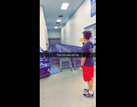 Collab BitchMP - Guy red shorts does halo song in carts area