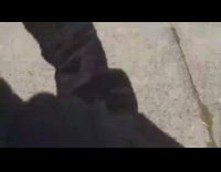 Black convertible car drifts crashes fail