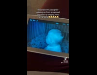 Baby sings mama on baby monitor 