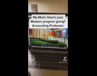 Collab BitchMP - Accounting professor enters zoom class as party potato 