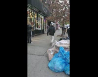 Black jacket guy wears clear bubble helmet 