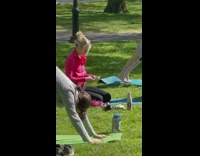 Lady Throws Tantrum for Video during Yoga 