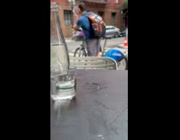 Man voice messaging his thesis