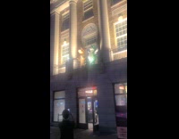 Collab WINY - Petco mascots dancing on store balcony