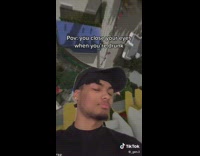 Drunk guy closes eyes feels like hes on a ride 