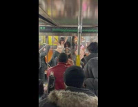 Fashionable Ladies Pose as People Take Pictures