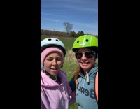 Collab BitchMP - Two women side of road helmet in the sun joke 