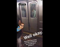 Crowded packed subway train before coronavirus 