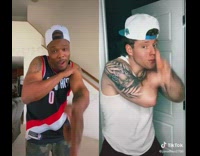 Collab Kale Salad IG - Guy does tiktok dance duet with friend