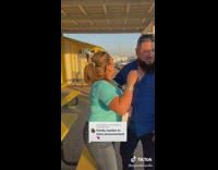 Couple expecting twins films family reactions