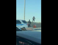 Collab WINY - Police Argue with Man on Bridge Ledge