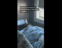 When your bf says he likes to sleep with the room cold 