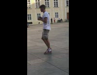 Couple photo shoot lie down ground angle Prague