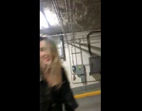 Girl is told she is so lucky falls over in parking lot
