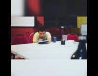 Guy open bottle cap flicked from afar