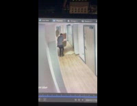 Man almost hit by the ceiling boards