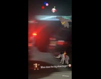 Collab winy - Kids circus tent disposed on the sidewalkCollab 