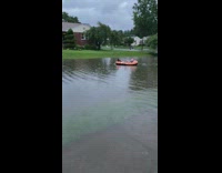 Collab BitchMP - Dad orange raft flooded streets