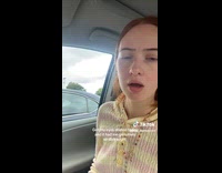 Woman got eyes dilated complain inside car