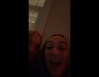 Girl fits inside a large traffic cone 