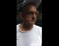 Collab WINY - Old man white shirt meows on street