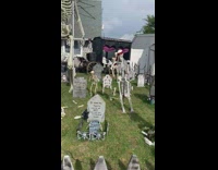 House has large display of multiple skeletons