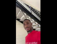 Guy in red shirt talks about drinking