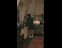 Guy comes back late tries to be quiet