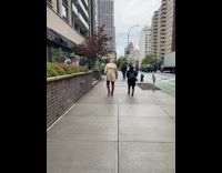Guy drives motorcycle wear halloween mask at NY 