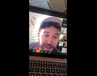 Zoom dog aggressive professor meeting pt1