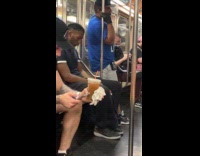 Guy talks about Jesus during train ride