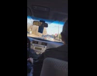 Car has mustang emblem on trunk 