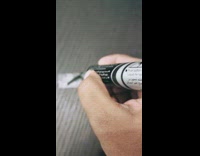 Lady Draws Eyebrows on Tape for Dog