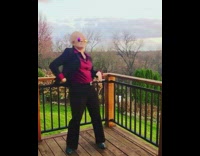 Girl wears pitbull costume halloween