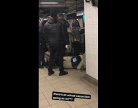 Exorcism takes place at subway 