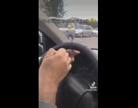 Collab BitchMP - Person cuts steering wheel with floss string