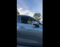 Woman followed by dad at Popeyes 