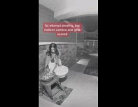 Camera captures little girl candy thief 