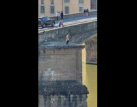 Woman yoga stretch pose on the side of the bridge