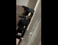 Collab BitchMP - Woman playing with black and orange cat 