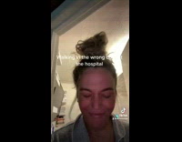 Girl walks through wrong door sees lil babies 