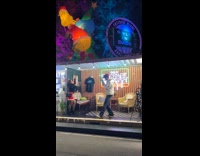 Collab IITW - Woman Santa costume dance video at store