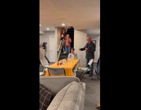 Woman surprises long distance boyfriend on birthday