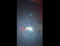 Guy in mobile wheelchair gets chased 