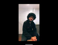 Guy gets emotional getting first haircut