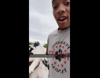 Collab BitchIG2 - Guy shows rabbit that he had caught outside his house