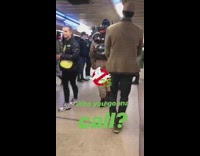 Guy wears ghostbusters costume