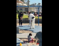 Collab IITW - Dog owners makes dog swing at park Part 2