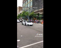 Collab Clips MPUGC2 - Biker wears spiderman costume on big bike